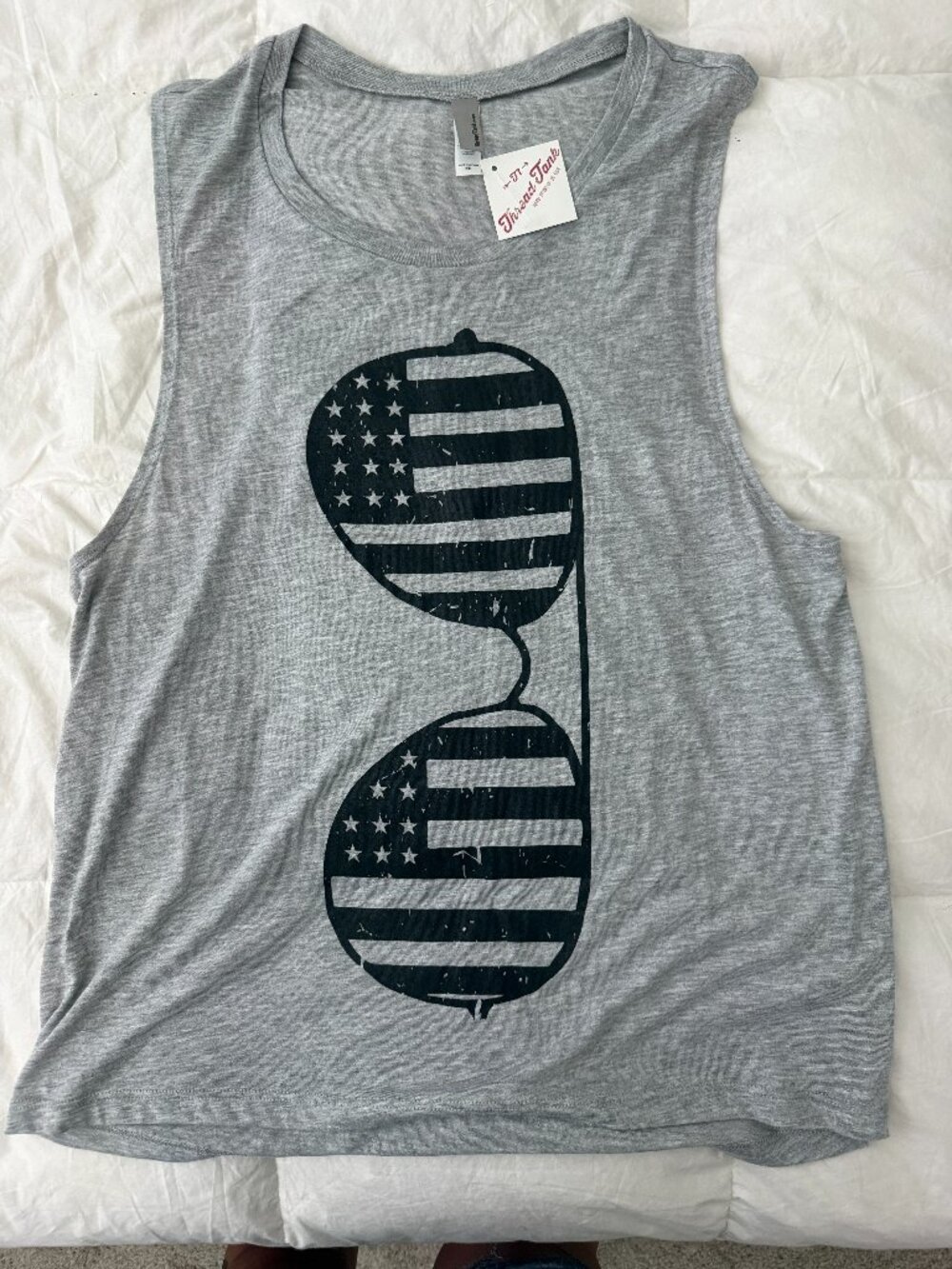 Sunglasses muscle tank